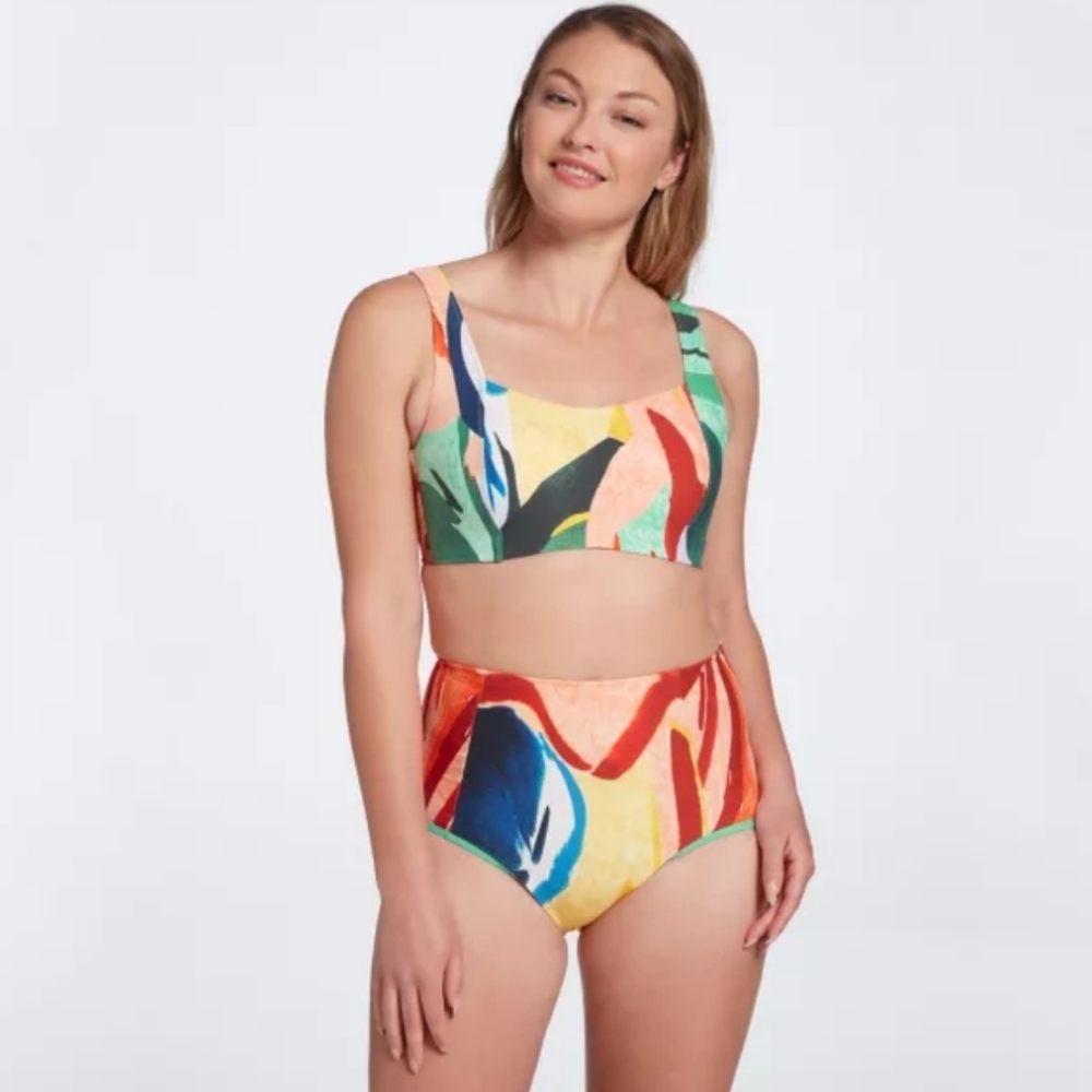 Calia Carrie Underwood Swimwear Bikini Set Swim Suit Floral Small MSRP